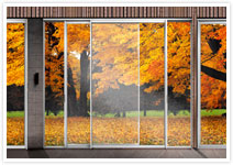 ViewAll Sliding Window with Glass Panels